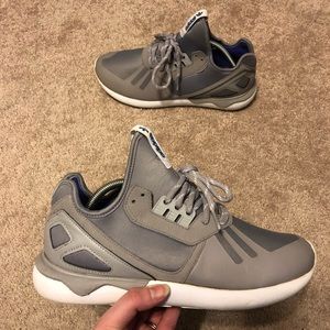 Adidas Tubular Onix Grey White Shoes Size 9